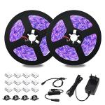 33 ft UV Black Light LED Strip with Transformer