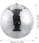 30 cm Mirror Disco Ball with Hanging Hook