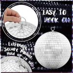 30 cm Mirror Disco Ball with Hanging Hook