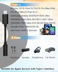 USB-C to 3.5mm Headphone Adapter for All Devices