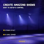 BeamZ MHL-74 LED Moving Head Wash Light