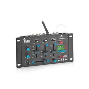 Pyle 3-Channel Bluetooth DJ Mixer PMX8BU
