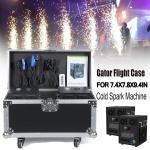 DJ Flight Case for 2 Cold Spark Firework Machines