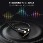 UGREEN 3.5mm to RCA Stereo Audio Adapter 20cm