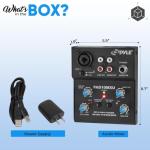 Pyle DJ Sound Controller with USB Soundcard