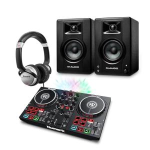 Numark Beginner DJ Set with Headphones and Speakers