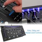 PYLE Bluetooth DJ Mixer - 6 Channels