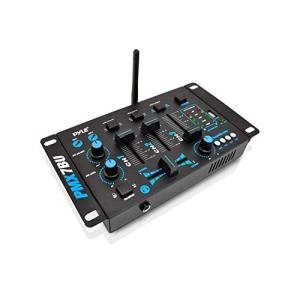 Wireless DJ Audio Mixer with Bluetooth Compatibility