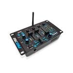 Wireless DJ Audio Mixer with Bluetooth Compatibility