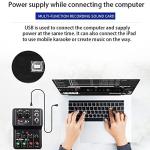 VOANZO Mini USB Audio Mixer for Microphones & Guitars