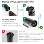 Vondynote Adjustable Desktop Clamp Speaker Stands 2-Pack