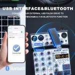 4-Channel DJ Mixer with Echo and Bluetooth