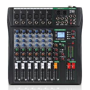 XTUGA CT60 6-Channel Digital Audio Mixer