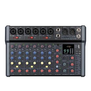 Weymic A100 Professional 10-Channel Mixer with Effects