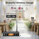 TONOR TW820 Dual Wireless Microphone System