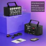 Miralin Sound Activated DJ Disco Lights with DMX