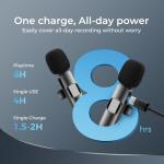 YRF Wireless Lavalier Mic for iPhone and Android
