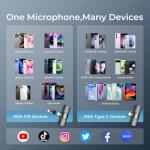 YRF Wireless Lavalier Mic for iPhone and Android