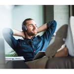 Philips Wired DJ Headphones with Dual Plug, Black