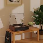 High-Fidelity Bluetooth Turntable with Speakers & Wireless Playback