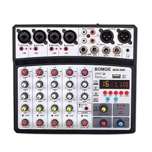Professional 6 Channel DJ Sound Mixer with Bluetooth