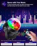 Sound-Activated Disco Lights for Dancers & Musicians