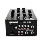 Gemini MXR-01BT Professional 2-Channel Bluetooth DJ Mixer