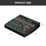 Yamnweo MW-6 Portable 6-Channel DJ Mixer