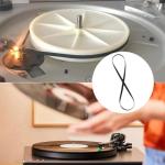 Black Rubber Turntable Replacement Belt, 200mm