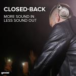 Gemini DJX-500 Professional On Ear Headphones