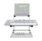 Rockville Dual Shelf DJ Stand for Midi Keyboard/Laptop