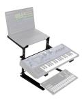 Rockville Dual Shelf DJ Stand for Midi Keyboard/Laptop