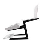 Rockville Dual Shelf DJ Stand for Midi Keyboard/Laptop