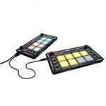 USB DJ Controller with RGB Drum Pads