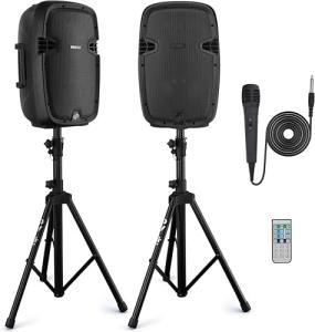 Pyle 1000W Portable Bluetooth PA System with Microphone