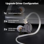 KZ ZS10 PRO X Hybrid Driver In-Ear Monitors