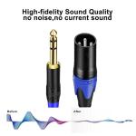 XLR Splitter Cable: 1 Female to 2 Male