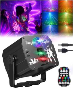 Sound Activated RGB DJ Stage Party Lights