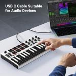 USB B to USB C Printer Cable