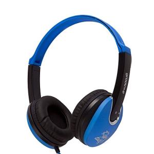 Kidz On-Ear Blue DJ Headphones with Soft Ear Pads