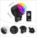 360° Sound Activated Disco Ball Light with Remote