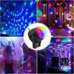 360° Sound Activated Disco Ball Light with Remote