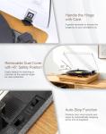 Bluetooth Portable Vinyl Turntable with Stereo Speaker