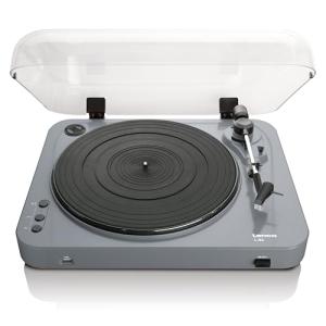 Lenco L-85 Grey USB Semi-Automatic Turntable