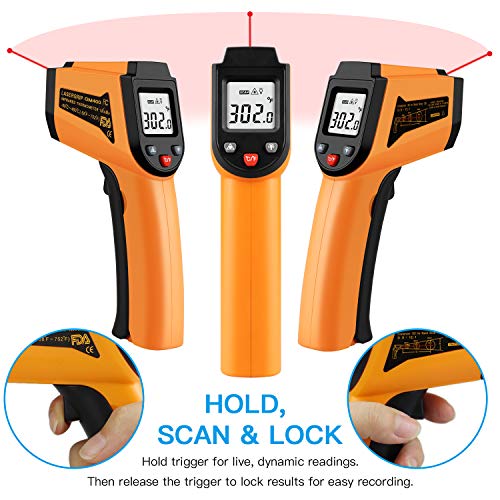 Laser Infrared Thermometer for Kitchen and Beyond