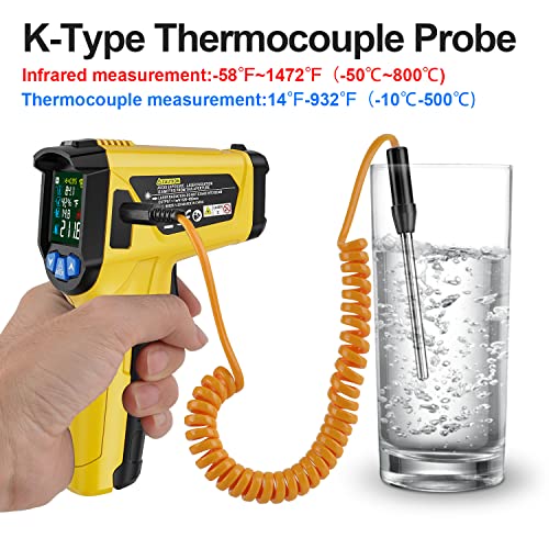 MESTEK Infrared Thermometer Temperature Gun