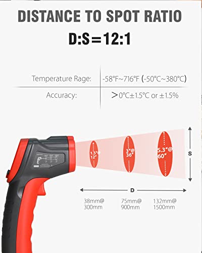 Digital Infrared Thermometer for Cooking - Wintact