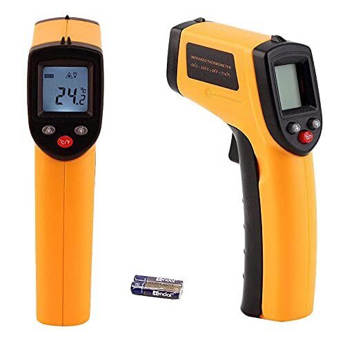 LCD Non-Contact Infrared Thermometer with Laser