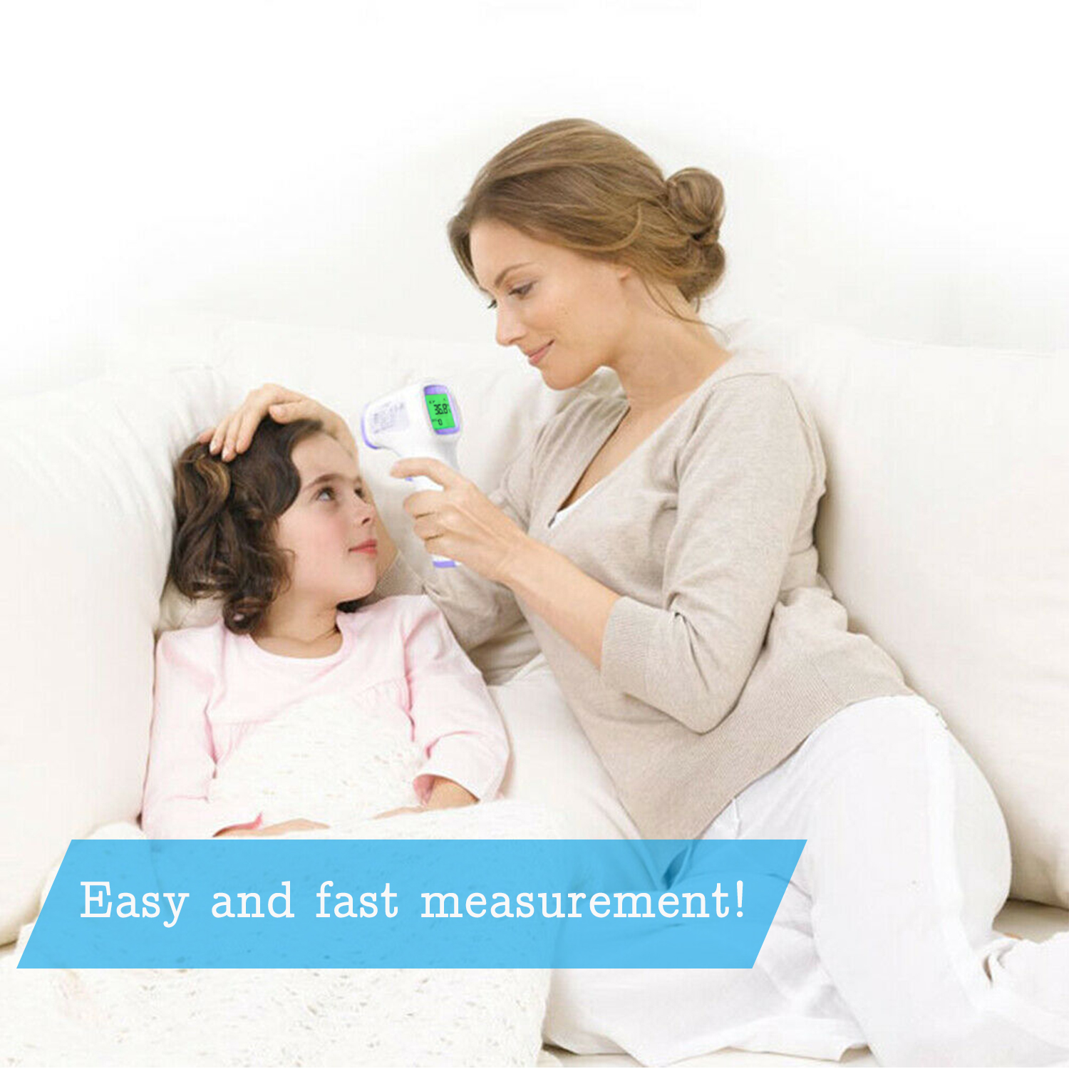 Infrared Digital Thermometer with LCD Display
