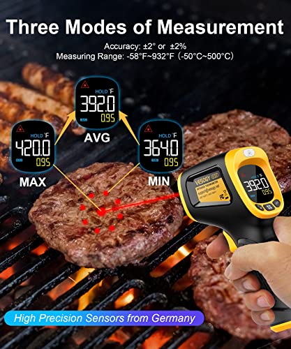 Digital Infrared Laser Thermometer for Cooking & Grill